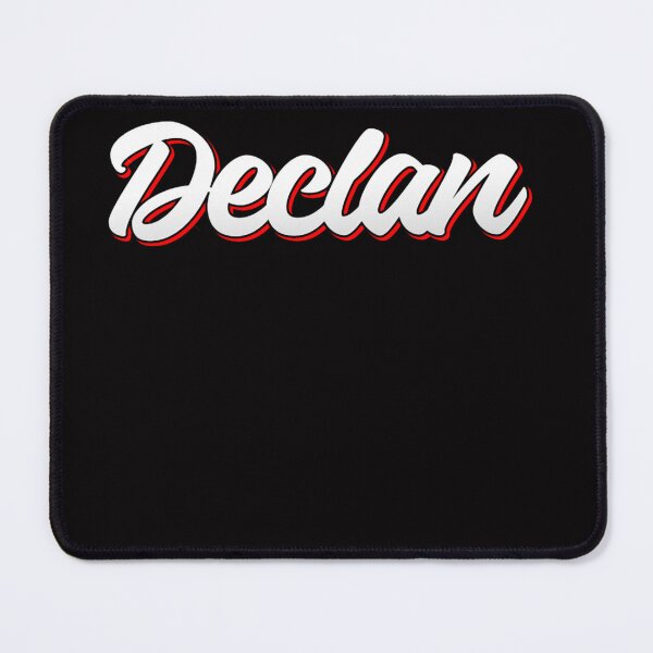 Item preview, Retro Declan Name Label (Black)  designed and sold by CARLOSWILLA.