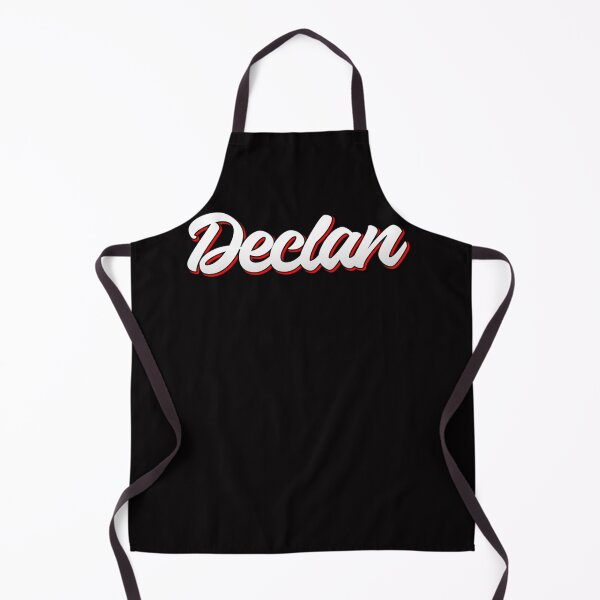 Item preview, Retro Declan Name Label (Black) designed and sold by CARLOSWILLA.