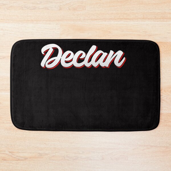 Item preview, Retro Declan Name Label (Black)  designed and sold by CARLOSWILLA.