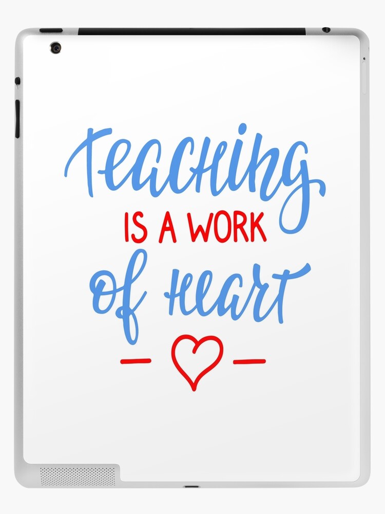 Teaching Is A Work of Heart Pen with Case