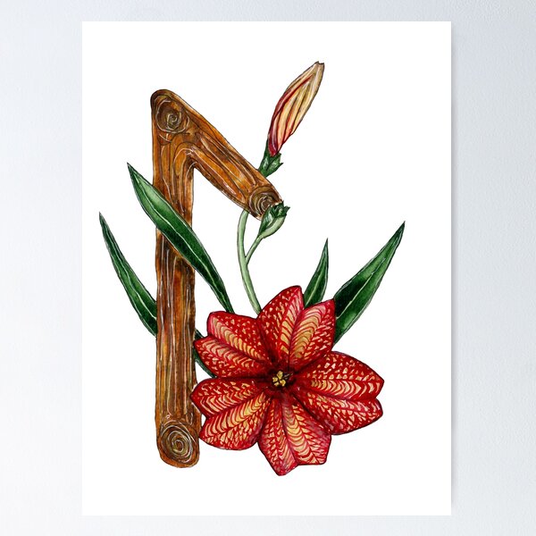 Item preview, Laguz rune designed and sold by Halyna Nechyporuk.