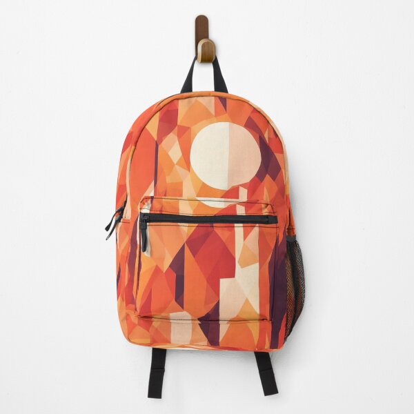 Item preview, Cityscape during sunset, geometric shapes warm hue designed and sold by CoolPixels.