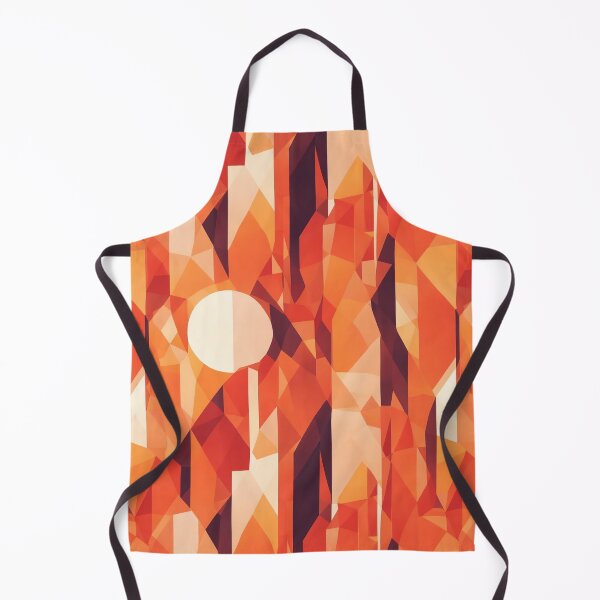 Item preview, Cityscape during sunset, geometric shapes warm hue designed and sold by CoolPixels.