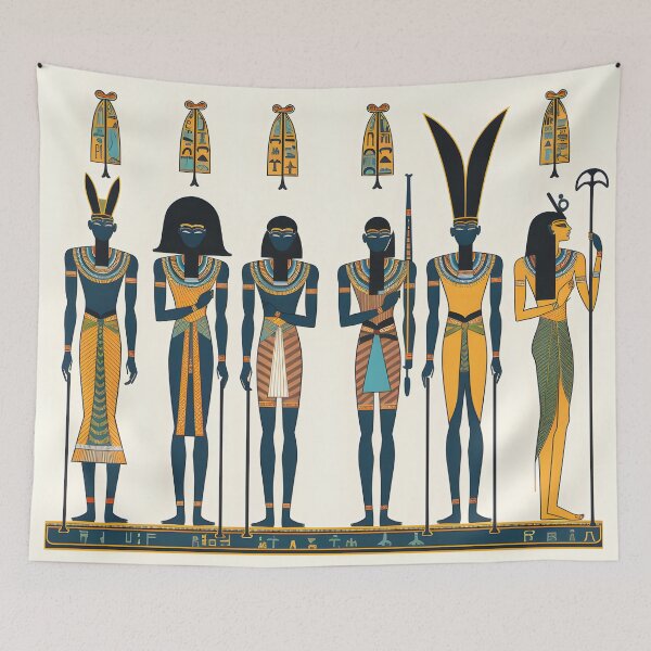 Item preview, Ancient Egypt Seamless Pattern - Timeless Elegance  designed and sold by AlienSkinEyes.