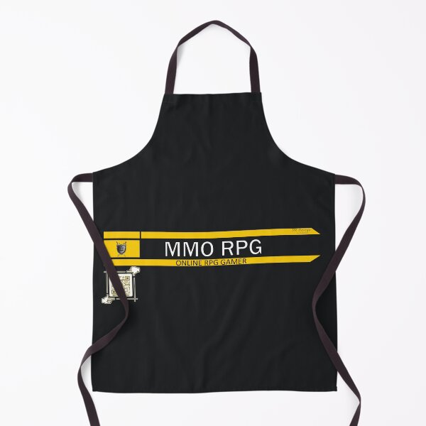 Item preview, MMO RPG - Online RPG Gamer Logo V2 (Yellow/Black) designed and sold by Visual Resolutions.