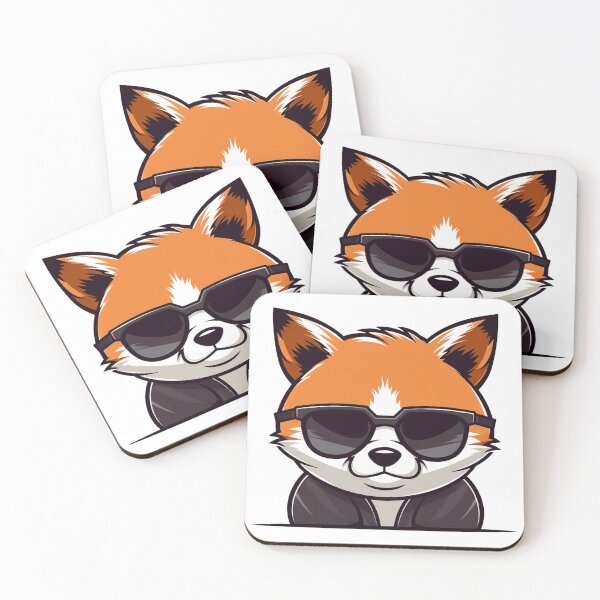 Item preview, Cute Red Panda  with Sunglass and Hoodie designed and sold by quotopia.