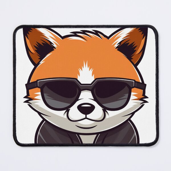 Item preview, Cute Red Panda with Sunglass and Hoodie designed and sold by quotopia.