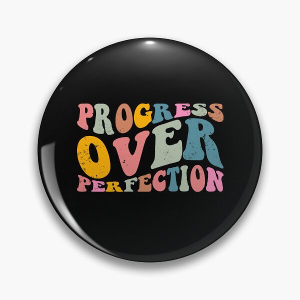 Item preview, Progress Over Perfection Motivational Teacher designed and sold by ambaart.