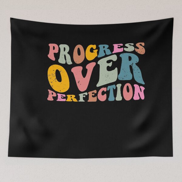 Item preview, Progress Over Perfection Motivational Teacher designed and sold by ambaart.