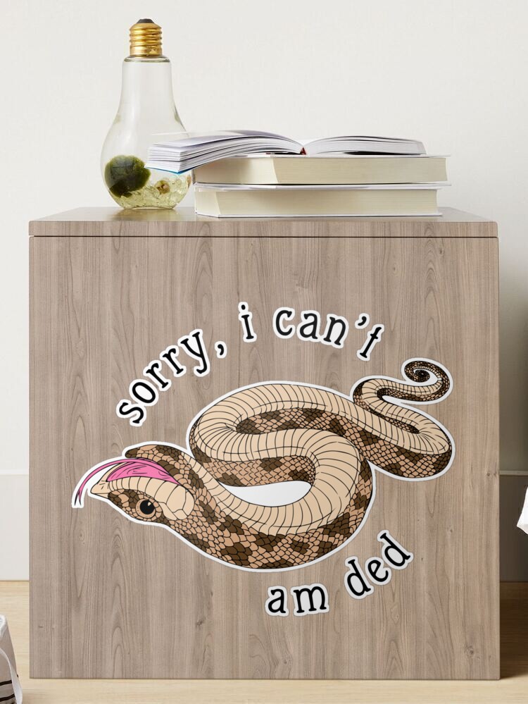 Hognose Snake Dramatic Playing Dead Funny Reptile Vinyl 