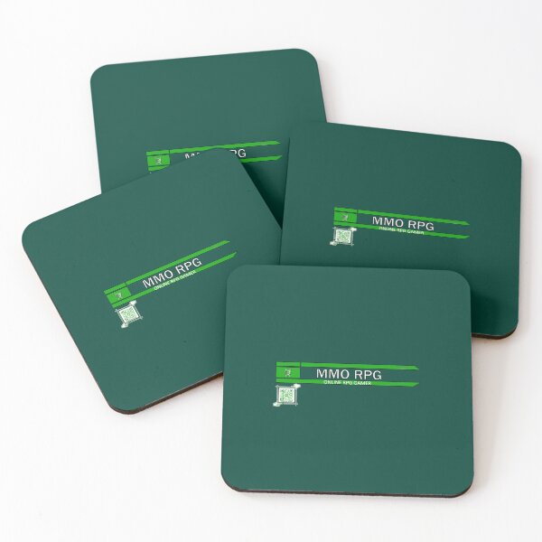 Item preview, MMO RPG - Online RPG Gamer Logo V2 (Green/White) designed and sold by Visual Resolutions.