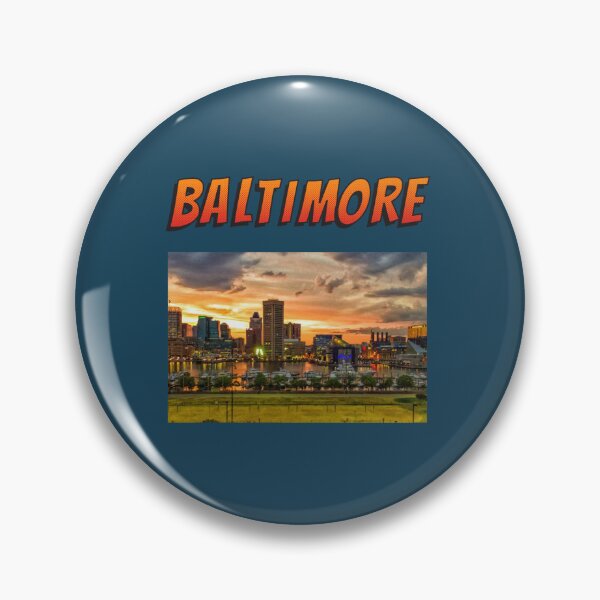 Item preview, Baltimore, Maryland Inner Harbor Skyline Fitted Scoop  designed and sold by RocKzenizzo.