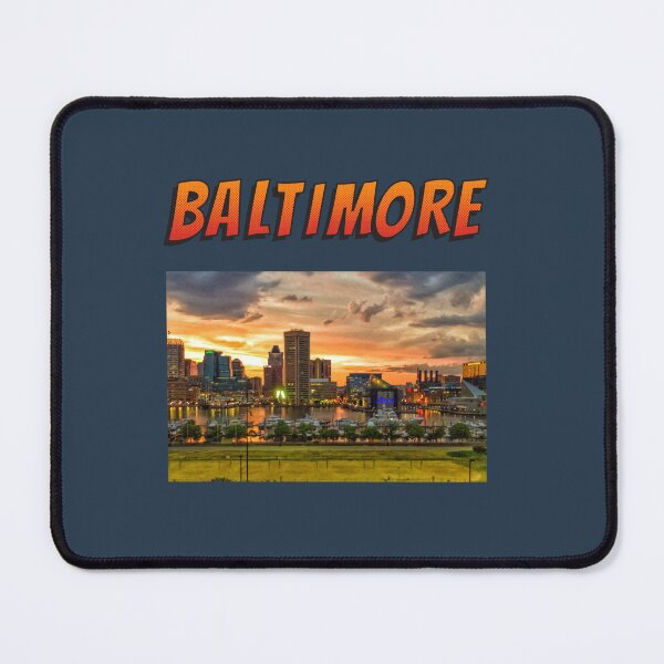 Item preview, Baltimore, Maryland Inner Harbor Skyline Fitted Scoop designed and sold by RocKzenizzo.