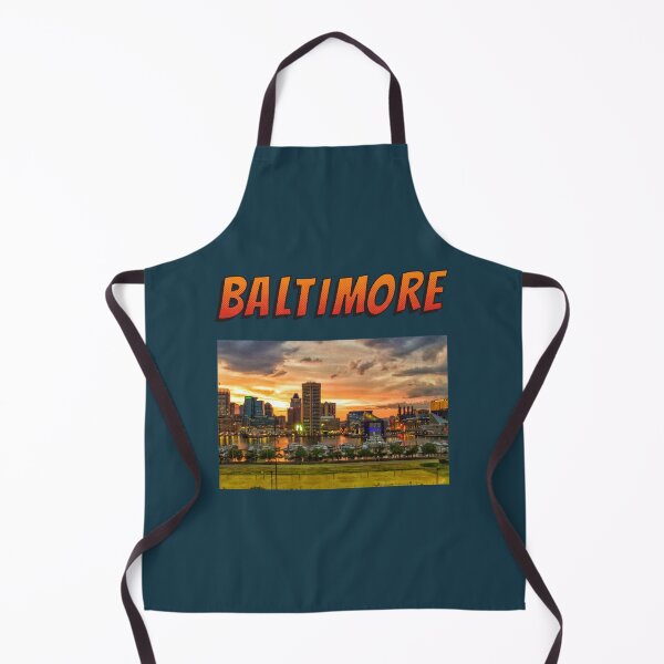 Item preview, Baltimore, Maryland Inner Harbor Skyline Fitted Scoop designed and sold by RocKzenizzo.