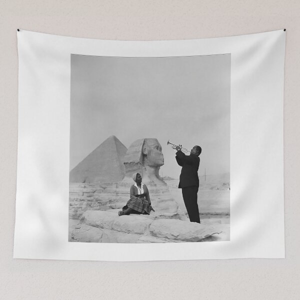 Item preview, Louis Armstrong And Sphinx designed and sold by Sylvanny.