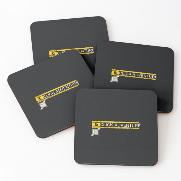 Item preview, Point & Click Adventure Gaming Logo V2 (Yellow/Black) designed and sold by Visual Resolutions.