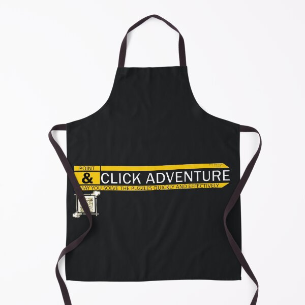 Item preview, Point & Click Adventure Gaming Logo V2 (Yellow/Black) designed and sold by Visual Resolutions.