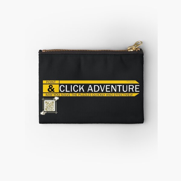 Item preview, Point & Click Adventure Gaming Logo V2 (Yellow/Black) designed and sold by Visual Resolutions.