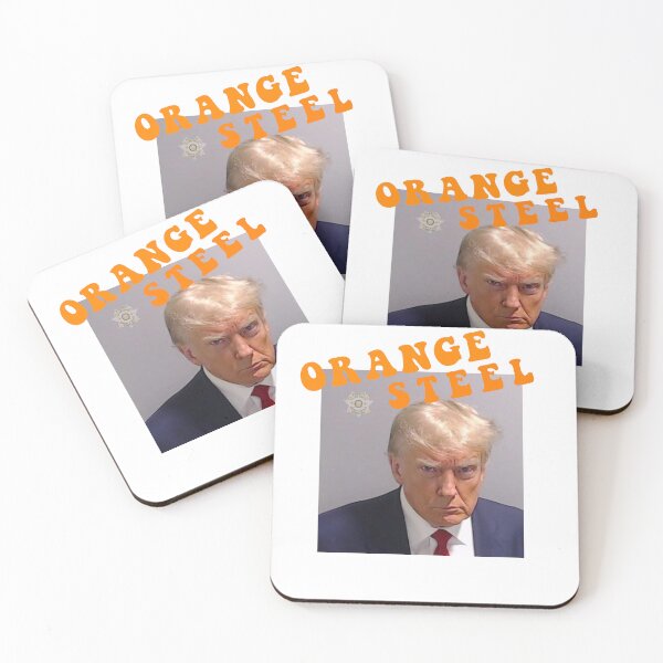 Item preview, Donald Trump Mugshot (Orange Steel) designed and sold by EarlGrey88.