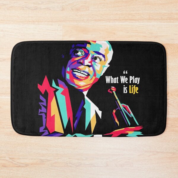 Item preview, Louis Armstrong What We Play Is Life designed and sold by Sylvanny.