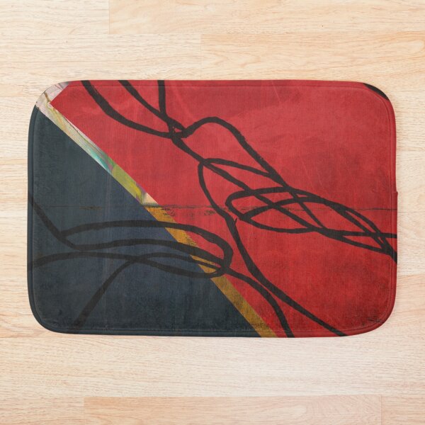 Item preview, Black and red geometric abstraction designed and sold by ViridisArt.