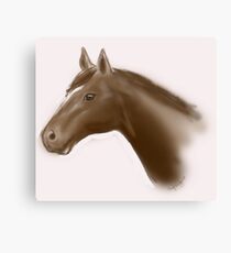 brown horse Leinwanddruck