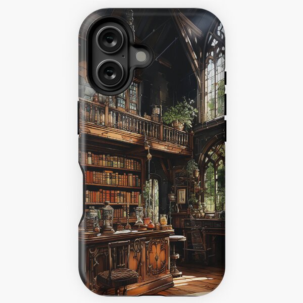 Aperçu de l'œuvre Conception de bibliothèque vintage pour les amateurs de livres créée et vendue par NatureArtDecor.