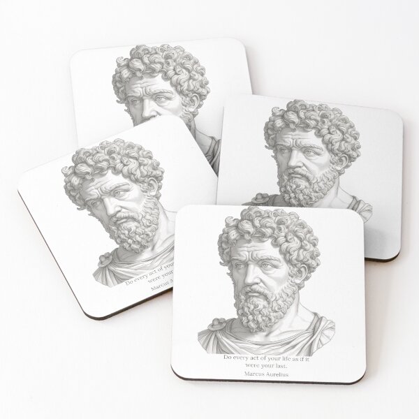 Item preview, Marcus Aurelius - Act As If It's Your Last designed and sold by StoicWisdom.
