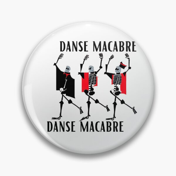 Aperçu de l'œuvre Danse Macabre - citation latine médiévale créée et vendue par Eques-Store.