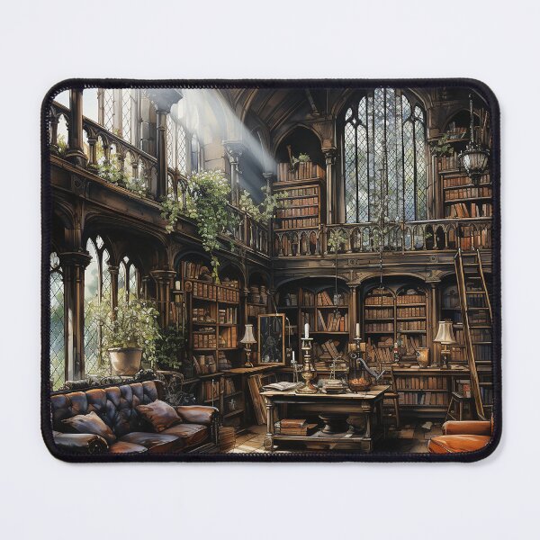 Item preview, Library Design for Book Lovers designed and sold by NatureArtDecor.