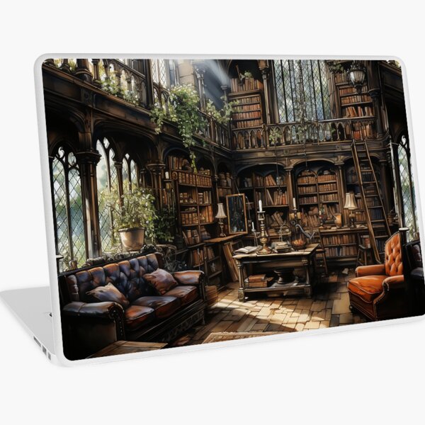 Vista previa del artículo con la obra «Diseño de biblioteca para amantes de los libros», diseñado y vendido por NatureArtDecor.