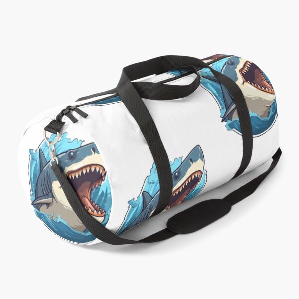 Item preview, angry shark designed and sold by WondersofEmily.
