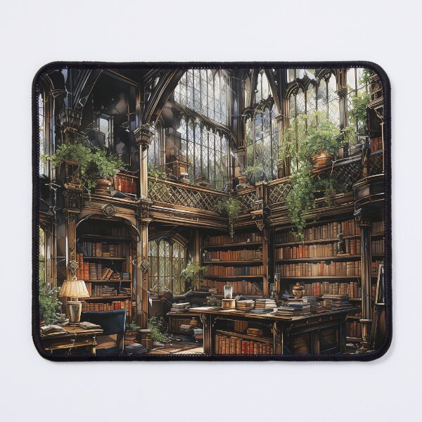 Item preview, Library Design for Book Lovers designed and sold by NatureArtDecor.