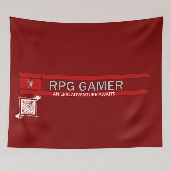 Item preview, RPG Gamer - An Epic Adventure Awaits! Gaming Logo V2 (Red/Gray) designed and sold by Visual Resolutions.