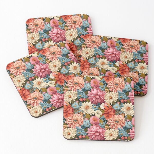 Item preview, Colorful Flowers Pattern designed and sold by UnderCloud.