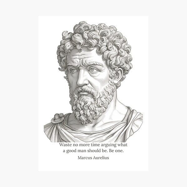 Item preview, Marcus Aurelius - Be A Good Man designed and sold by StoicWisdom.
