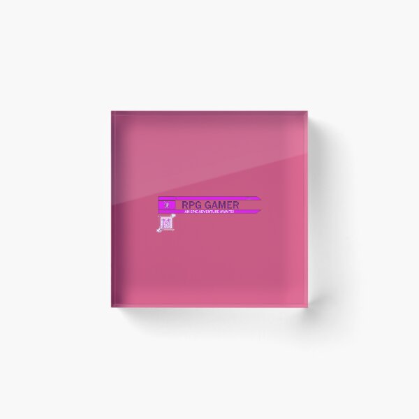 Item preview, RPG Gamer - An Epic Adventure Awaits! Gaming Logo V2 (Pink/Purple) designed and sold by Visual Resolutions.