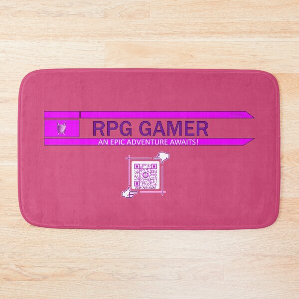 Item preview, RPG Gamer - An Epic Adventure Awaits! Gaming Logo V2 (Pink/Purple) designed and sold by Visual Resolutions.