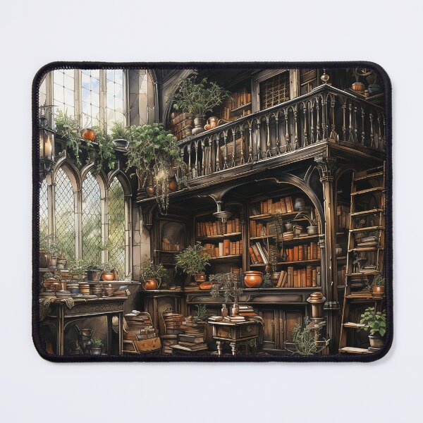 Item preview, Library Design for Book Lovers designed and sold by NatureArtDecor.