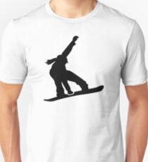 Snowboard Mädchen Unisex T-Shirt