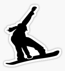 Snowboard girl Sticker