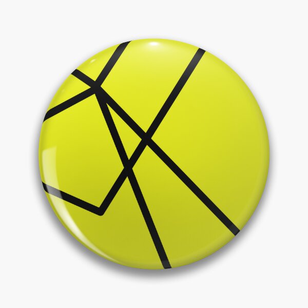 Item preview, Geometric Diagonal Triangular Lines Bright Yellow designed and sold by awsomepatterns.