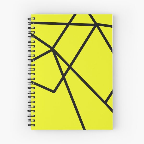 Item preview, Geometric Diagonal Triangular Lines Bright Yellow designed and sold by awsomepatterns.