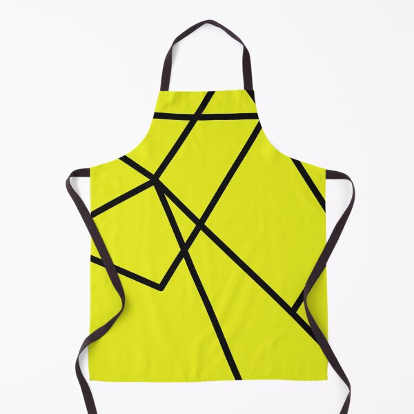 Item preview, Geometric Diagonal Triangular Lines Bright Yellow designed and sold by awsomepatterns.