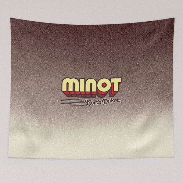 Item preview, Minot, Dakota del Norte | Rayas retro designed and sold by retroready.