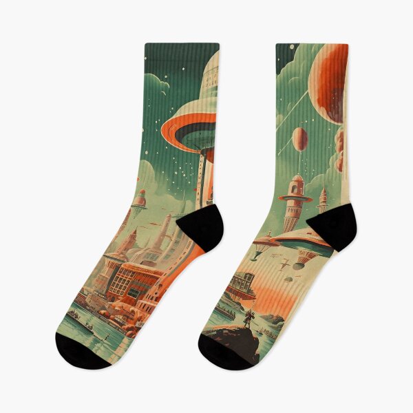 Item preview, Vintage Poster Futuristic City designed and sold by dcrc.