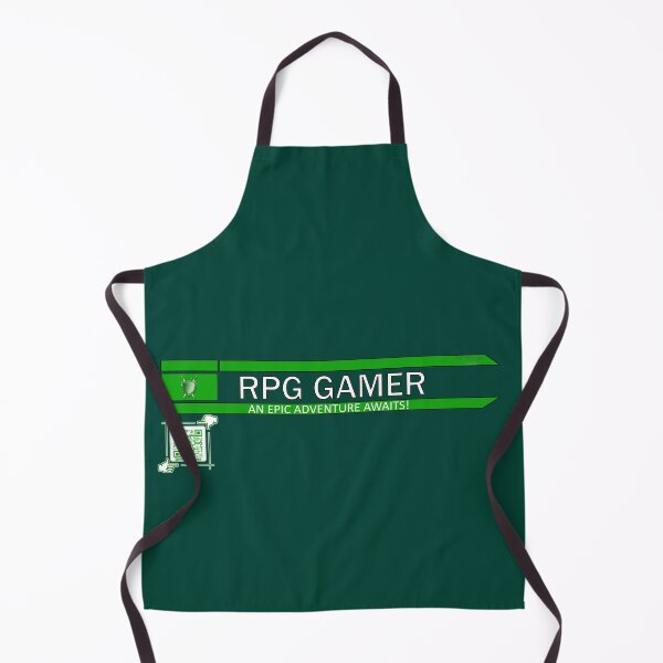 Item preview, RPG Gamer - An Epic Adventure Awaits! Gaming Logo V2 (Green/White) designed and sold by Visual Resolutions.