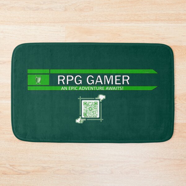 Item preview, RPG Gamer - An Epic Adventure Awaits! Gaming Logo V2 (Green/White) designed and sold by Visual Resolutions.
