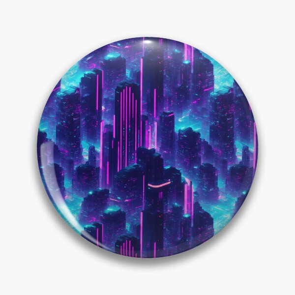 Item preview, Cityscape with neon lights designed and sold by CoolPixels.