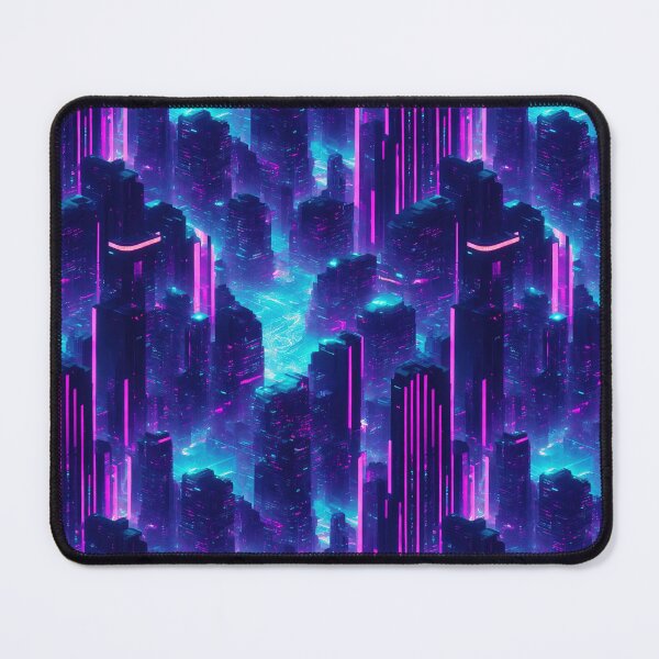 Item preview, Cityscape with neon lights designed and sold by CoolPixels.